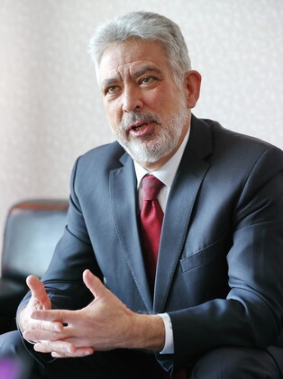 Belgian envoy gives interview