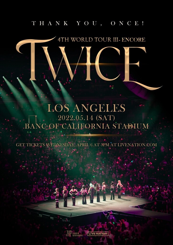 TWICE to hold encore concert in L.A. after sold-out tour of U.S. cities