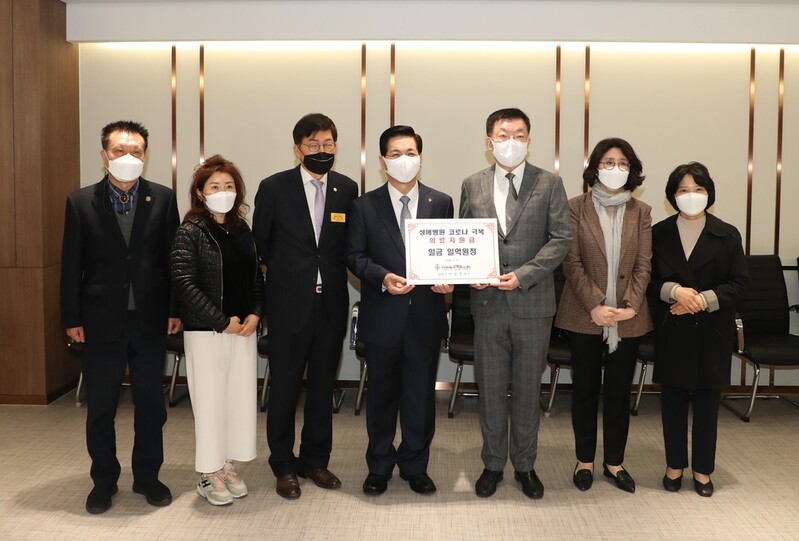 [게시판] 여의도순복음교회, 성애병원재단에 1억원 지원