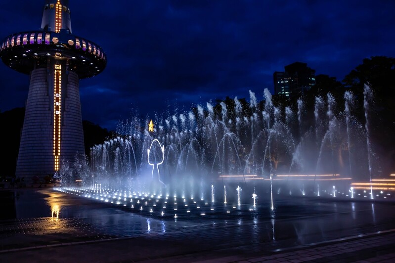 대전 엑스포과학공원 음악분수 다음 달 1일부터 운영 재개