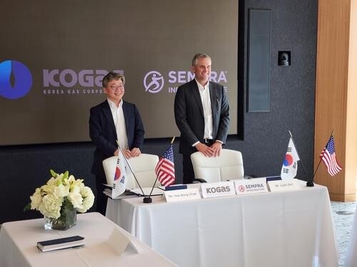 KOGAS signs biz tie-up with Sempra Infrastructure