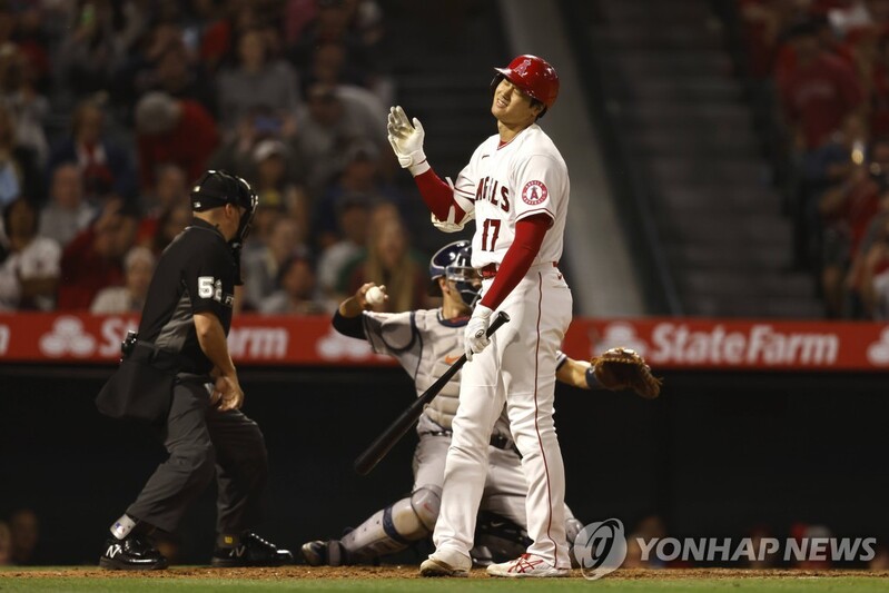 MLB 오타니, 돌아온 벌랜더에 3연타석 삼진