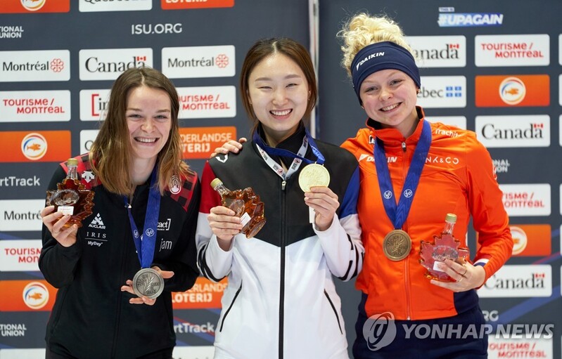 Choi Min-jeong captures overall crown at short track worlds