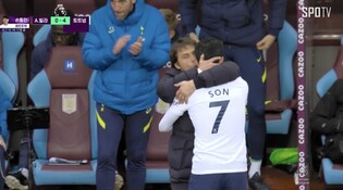 Coach Conte who kisses Son Heung-min on cheek tests positive for COVID-19