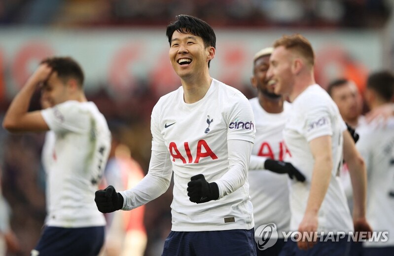 질주하는 손흥민, 4경기 연속골로 정규리그 최다 득점 경신할까