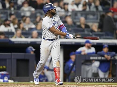 게레로 주니어 3홈런 맹활약…MLB 토론토, 양키스에 6-4 승리