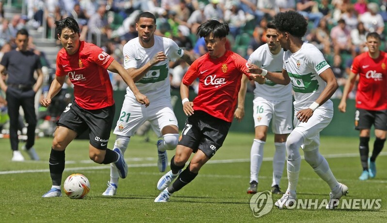 스페인 프로축구 이강인 자책골…마요르카, 엘체에 0-3 완패