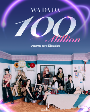 Kep1er’s debut song ‘WA DA DA’ MV surpasses 100 million views on YouTube