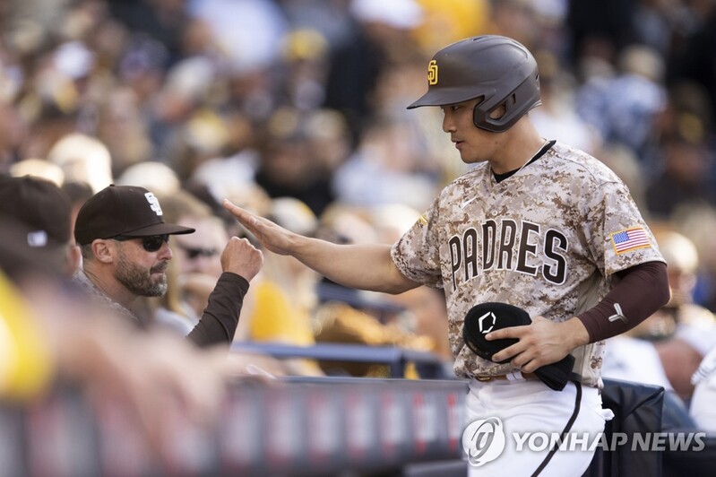 샌디에이고 김하성, 애틀랜타전서 안타+볼넷 '2출루' 활약