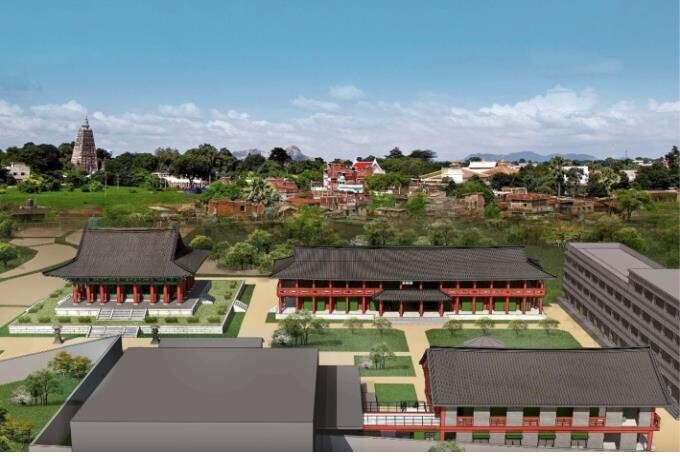 붓다 깨달음 얻은 인도 부다가야에 韓사찰 분황사 대웅전 준공