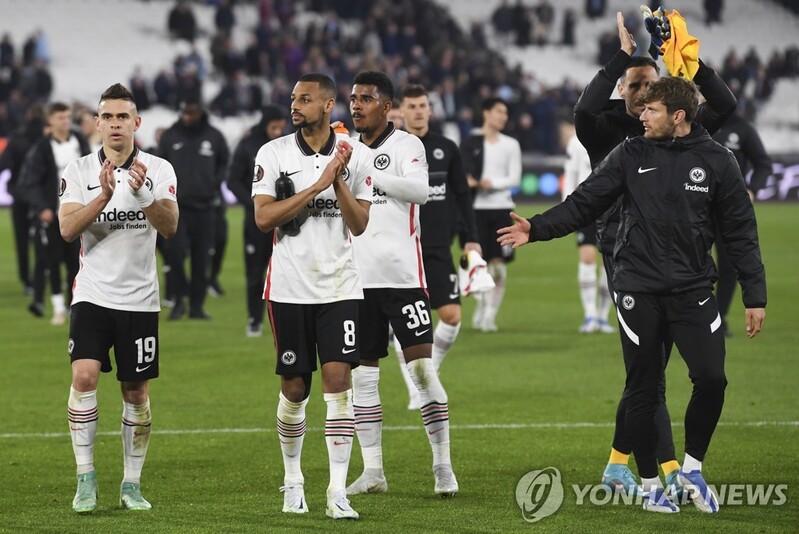 '가마다 결승골' 프랑크푸르트, 웨스트햄 제압…UEL 결승 보인다