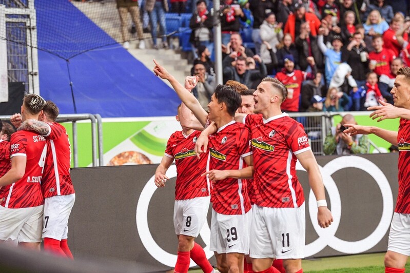 정우영, 교체투입 2분만에 결승골…프라이부르크 4위 견인