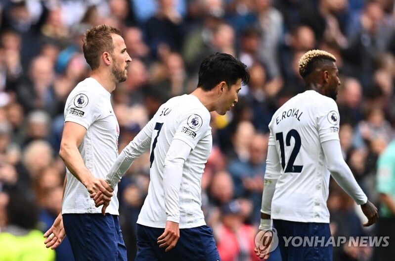 손흥민, 시즌 7호 도움…케인과 통산 41번째 EPL 합작골