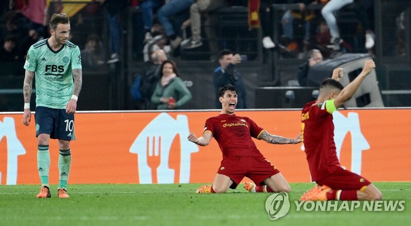 AS로마, 유럽 콘퍼런스리그 결승행…레스터시티에 1-0 승리