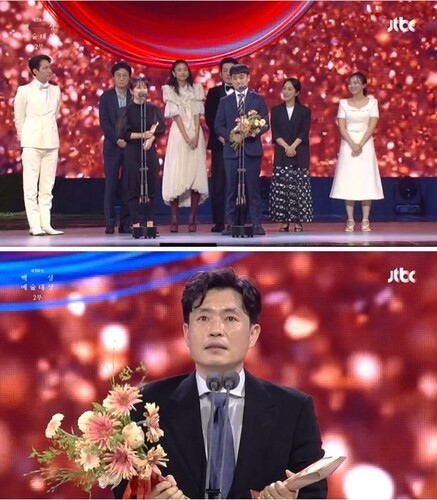 'Squid Game,' director Ryoo of 'Mogadishu' win grand prizes at Baeksang Arts Awards