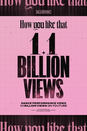 BLACKPINK's 'How You Like That' choreography video tops 1.1 bln views