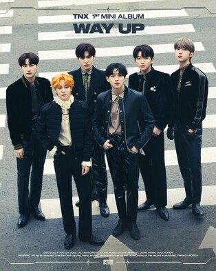 Rookie boy group TNX drops group concept photo for debut album 'WAY UP'
