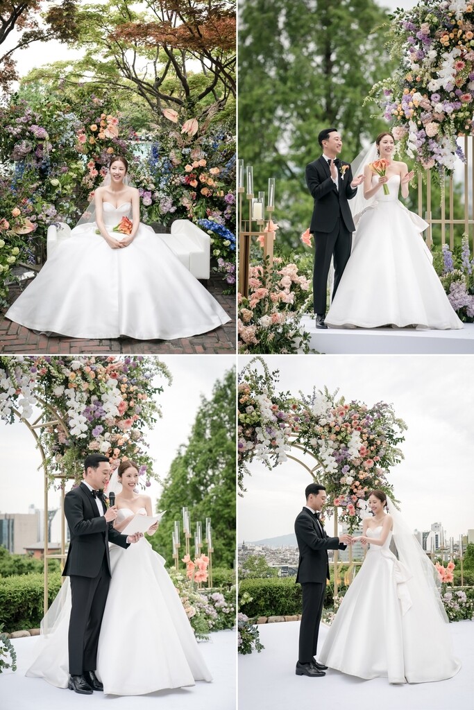 [방송소식] 손담비·이규혁 결혼식 사진 공개