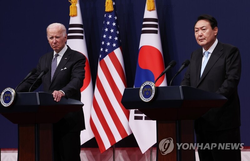 (4th LD) Yoon, Biden agree to expand joint military exercises to cope with N.K. threats