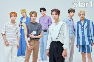 Rookie boy group TRENDZ's photo shoots for Star 1 Magazine