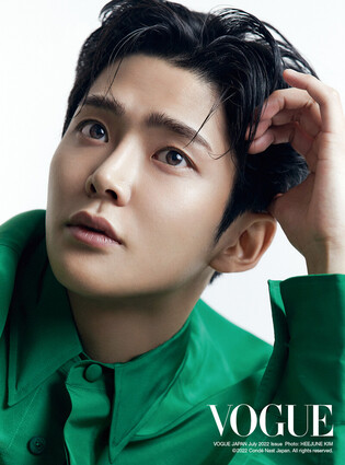 SF9's Rowoon poses for VOGUE JAPAN