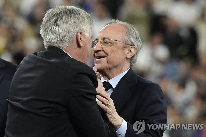 '빅이어'에 미소 지은 레알 마드리드 회장 "음바페는 잊혔어"