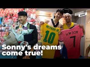 President Yoon awards Totteham star Son Heung-min with highest nat'l honor for sports