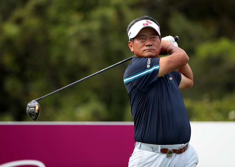 SKT오픈 19번째 컷 통과 최경주 "후배들 보고 기본 되살려"