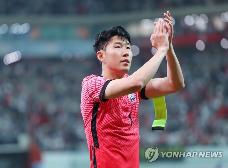 숫자로 본 손흥민의 A매치 99경기…82회 선발·50승·31골