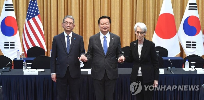S. Korea, U.S., Japan hold high-level talks on N. Korea, global issues