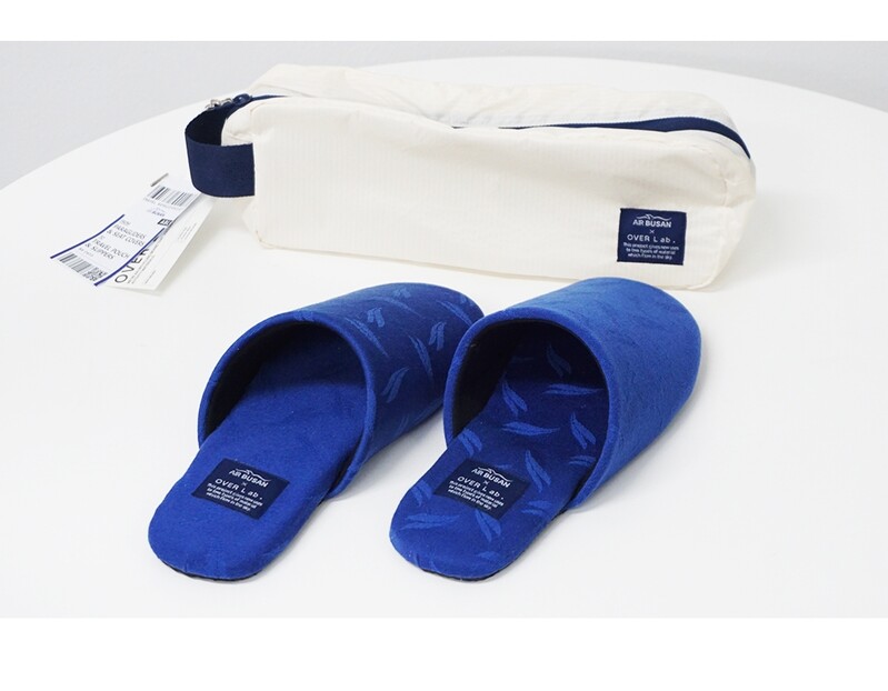 에어부산, 좌석커버로 만든 슬리퍼 등 업사이클링 상품 출시