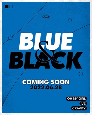 OH MY GIRL·IVE·CRAVITY to drop collaborative song 'BLUE & BLACK' on June 28