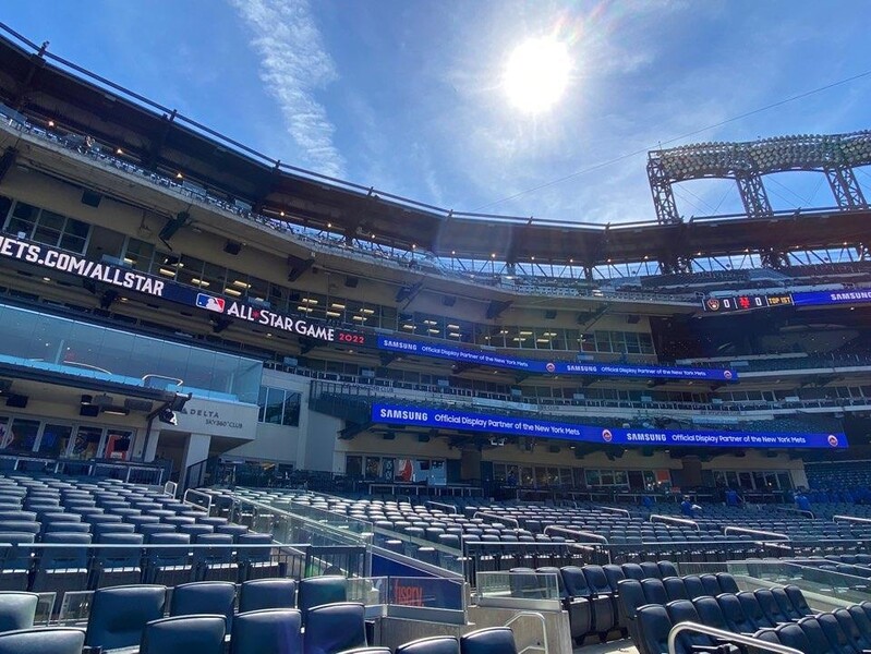뉴욕메츠 홈구장 개조하는 삼성전자…"최대 수준 전광판 설치"