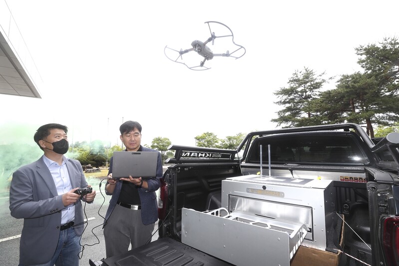 "산불 감시 이젠 드론이 한다"…'정류장' 개발로 장시간 비행