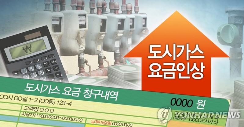 물가 비상에 경기도 도시가스 소매요금 인상 '고심'