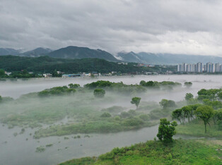 [K-Geography] Foggy river