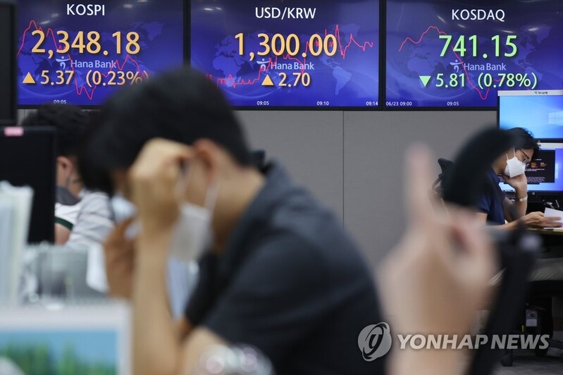 (2nd LD) Won falls to 13-yr low against dollar in intraday trading