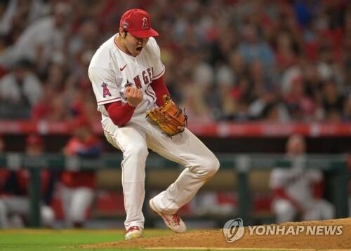 '13K' 신기록 오타니, 캔자스시티전 8이닝 무실점…시즌 6승