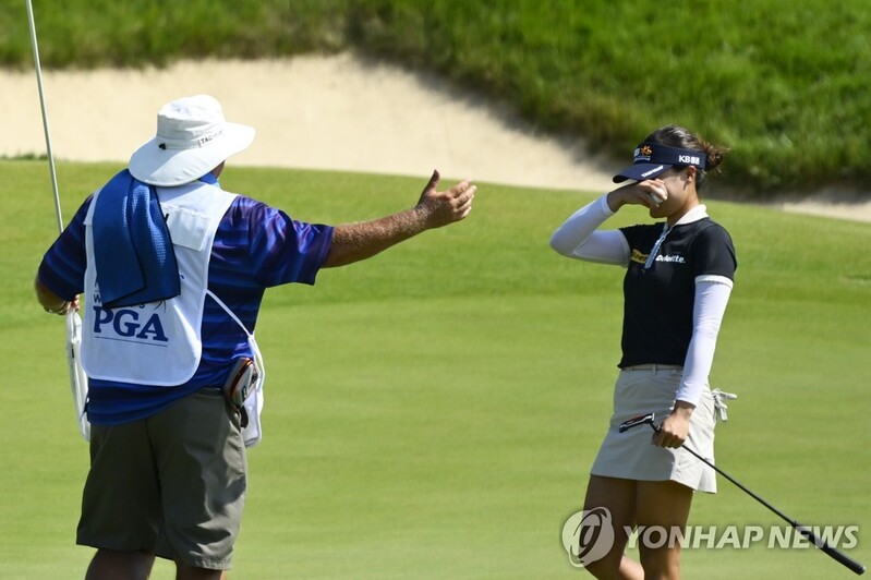 "'해냈다, 끝냈다'는 생각에 눈물이"…마음의 짐 떨쳐낸 전인지