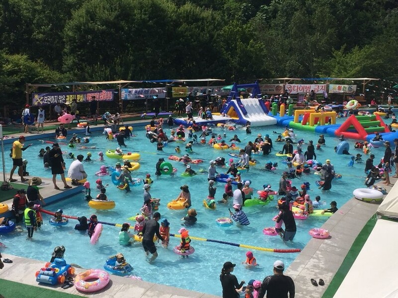 괴산 수옥정관광단지 물놀이장 3년 만에 개장