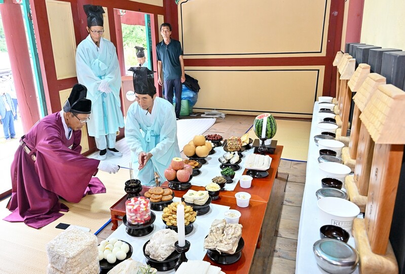 고려시대 칠현 후손 40명, 630년 만에 정선 방문