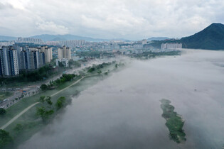 [K-Geography] Fog over river