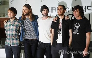 (LEAD) Maroon 5 to hold concert in Seoul on Nov. 30
