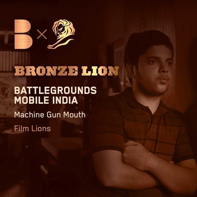 배틀그라운드 모바일 인도판, '칸 라이언즈' 광고제 동상 수상