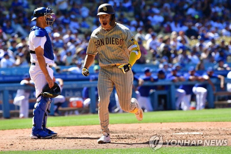 샌디에이고 김하성, 왼손 엄지 통증으로 2경기 내리 선발 제외