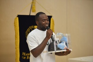 Congolese Yionbi Jonathan as honorary ambassador for Hankuk University of Foreign Studies