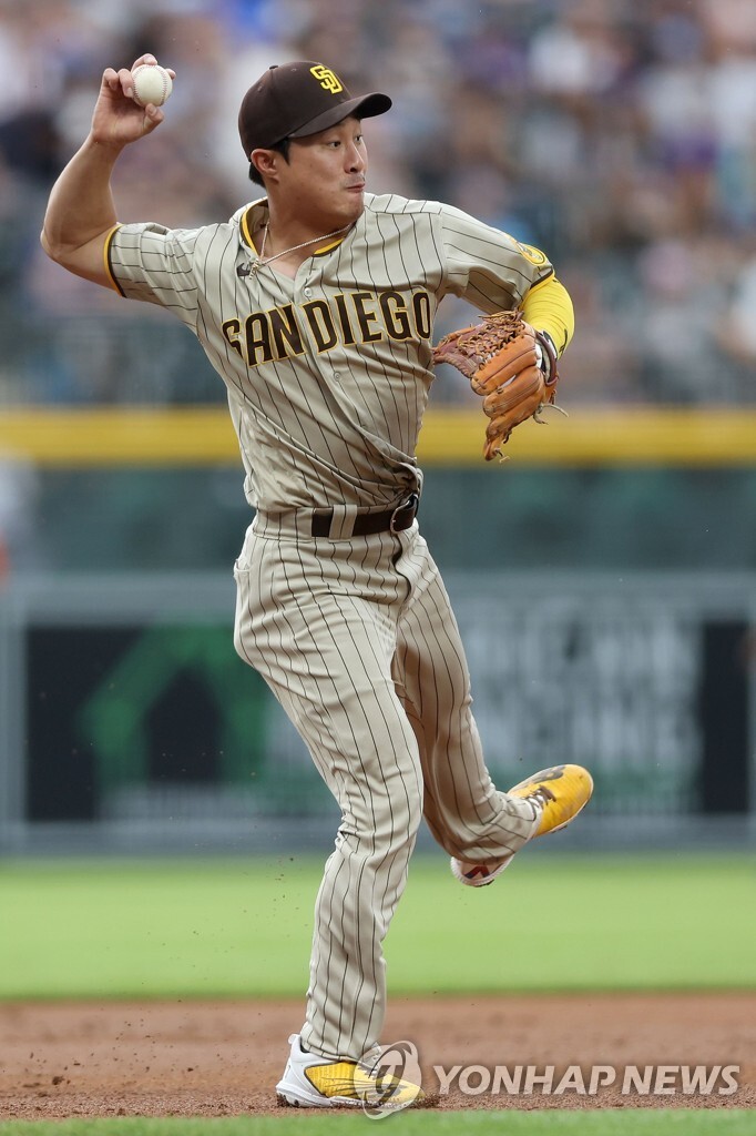 샌디에이고 김하성 1안타 1볼넷 1타점…팀은 역전패