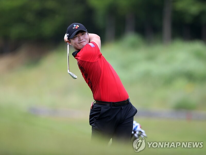 배용준, 한장상 인비테이셔널 1R 맹타…코리안투어 첫 승 정조준