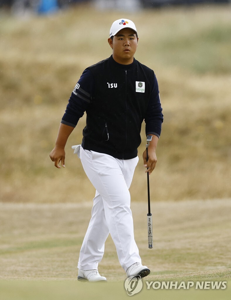 20세 김주형, 디오픈 첫날 3언더파 상위권…초반 선두는 영