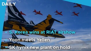 S. Korean aerobatic team wins at RIAT airshow /Yoon meets with U.S. Treasury Secretary Yellen